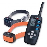 Zgarda electronica DOG Trace D-control 1602+ + cadou borseta pentru recompense/ lesa Dog Trace