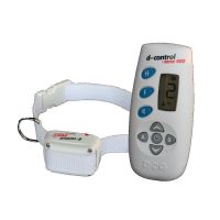 Zgarda electronica dresaj DOG Trace D-control 400 White + cadou borseta pentru recompense/ lesa Dog Trace