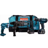 Pachet Makita LXT314 cu ciocan rotopercutor si masina de gaurit